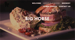 Desktop Screenshot of bighorsebrewpub.com